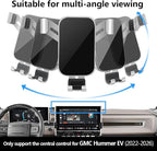 Car Phone Holder Center Console Organizer Tray for GMC Hummer EV 2022 2023 2024 2025 2026 Auto Interior Accessories Best Cell Phones Mount Mobile CellPhone Stand Dashboard Screen Storage Accessory