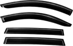 2019-2023 Tape-On Rain Guards for Hyundai Santa Fe Side Window Visor Deflectors, Se Sel Limited Calligraphy, Durable Tinted Vent Shades 2020 2021 2022