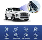 4K Dash Cam Suitable for Hyundai Palisade 2020 2021 2022 (Part No#S8000) Limited SE SEL Calligraphy, OEM Look, UHD 2160P Video, Loop Recording, WiFi & APP, G-Sensor, Easy to Set, 64GB Card