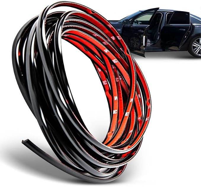 L Shaped Car Door Edge Guards - 6 FT Car Door Edge Protector - Ultra-Durable Door Edge Guard with 3M Adhesive, Universal Fitting, Scratch Protection for Car Doors, Lightweight