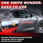 Car Windshield Water Repellent & Anti-Fog Treatment - Quick Interior & Exterior Glass Coating Kit, Rain Repellent Spray for Windows, Mirror, Paint Protection - Long-Lasting Visibility, Pack of 2