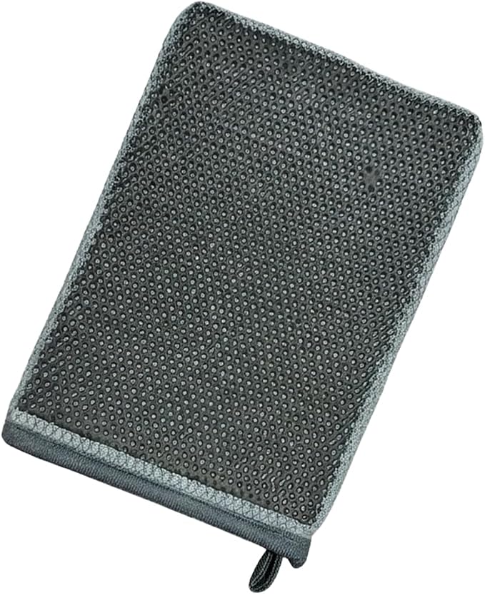 Clay Mitt for Car Detailing, No Scratch Reusable Magic Clay Bar Glove, Microfiber Auto Cleaning Supplies for Removing Debris from Paint, Glass, Wheels, Windshield(Gray)