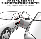 49Ft(15M) Long Car Door Edge Guards, U Shape Edge Trim Rubber Seal Protector Car Door Protection Anti-Collision Rubber Clips Easy to Cut No Need Adhesive Fit for Most Vehicles| Black