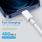 2 Pack 10FT Car Carplay Data Transfer Cable for iPhone 17 Air/16E 16 Plus 15 Pro Max，iPad Pro 12.9 13, Air 5 4, Mini 6 USB A to USB Type C Charger Charging Cord,Samsung Galaxy Tab A7 A8 A9 S10+ S9 S8