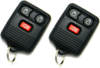 Pair of OEM Electronic 3-Button Key Fob Remote Compatible with Ford Lincoln Mercury Mazda (FCC ID: CWTWB1U345, GQ43VT11T)