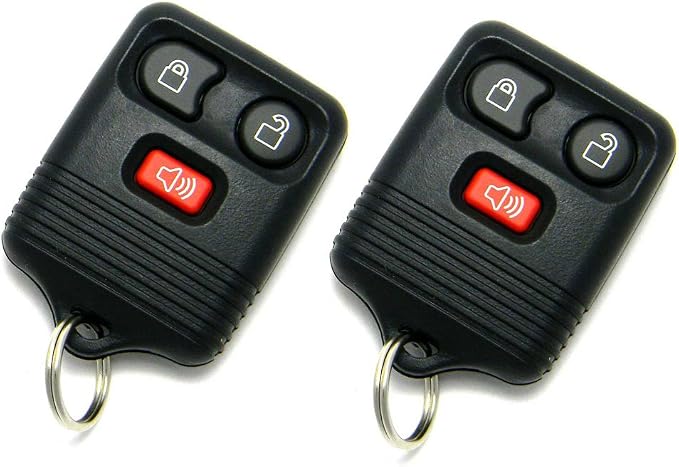Pair of OEM Electronic 3-Button Key Fob Remote Compatible with Ford Lincoln Mercury Mazda (FCC ID: CWTWB1U345, GQ43VT11T)