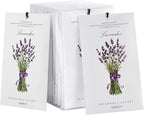 12 Pack Lavender Scented Sachets | Odor Eliminator & Air Freshener for Drawer, Closet, Car, Shoes, Gym Bag, Suitcase | Home Fragrance Gift Set