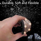 4pcs Bling Car Cup Holder Coaster, 2.75 inch Anti-Slip Shockproof Universal Fashion Car Coasters Insert Bling Crystal Rhinestone Automotive Interior Accessories for Women (Champagne)