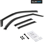 in-Channel Incredibly Durable Rain Guards for Toyota Tundra 2022-2026 Double Cab, Original Window Deflectors, Vent Window Visors, Vent Deflector, 4 pcs. - 622416