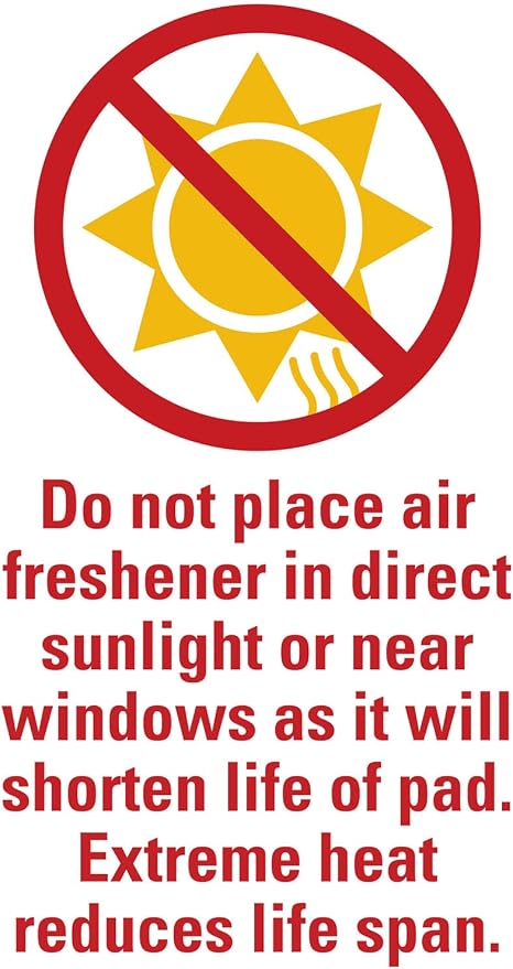 Coconut Scent Professional Air Freshener Pads - Remove the Worst Smells with These Heavy Duty Pads (60 Pads Per Pack) (Coconut Scent)