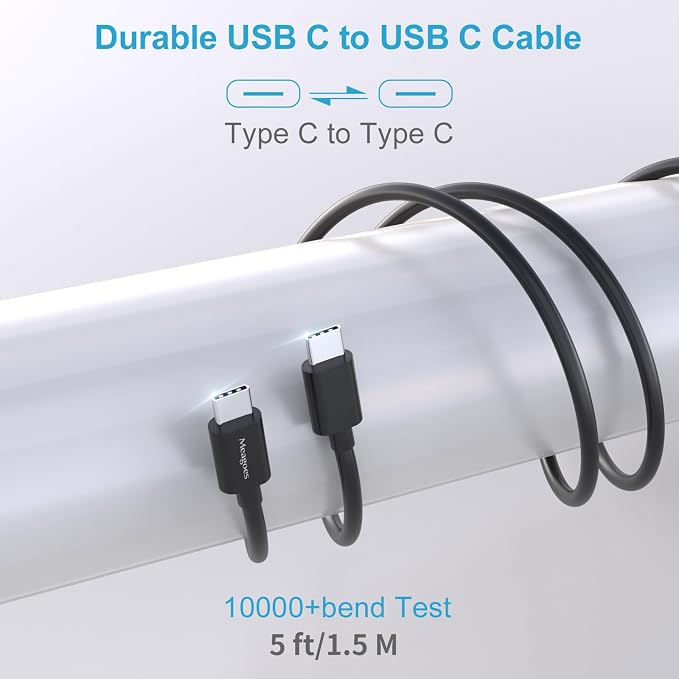 67.5W Car Charger USB C Super Fast Charging, 45W USBC & QC3.0 Port Plug for iPhone 17 Pro Max/Air/16/15/iPad, Samsung S26/S25 Android Cell Phone, Dual 12V Cigarette Lighter Adapter + 5 ft Type C Cable