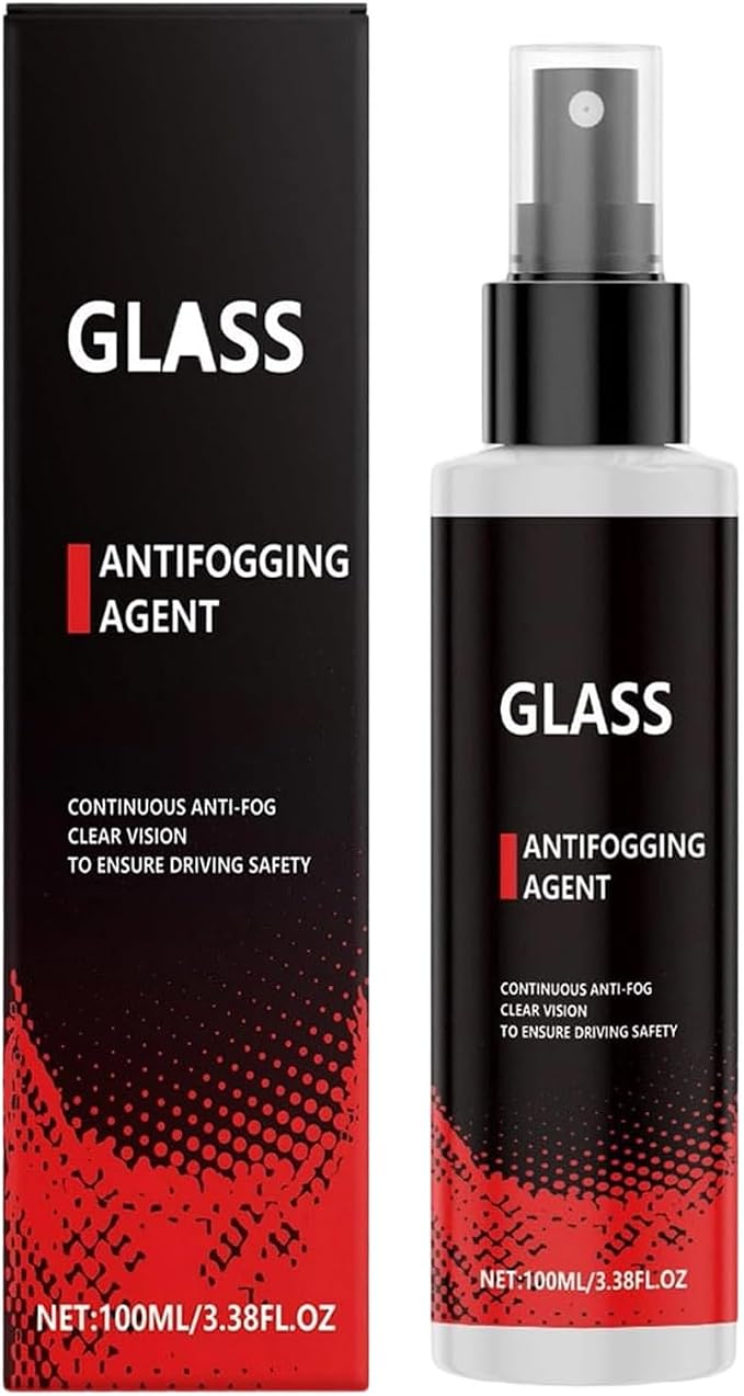 Window Defogger Spray - 100ml Anti Fog, Clear Sight Formula | Marine Vehicles Exterior Interior Glasses Mirrors Boost Driving Visibility Safety Protection