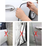 Rubber Edge Guard U Channel Trim Self Adhesive Metal Edge Protection Guard for Car Doors, Hatches, Lockers, Panels (20Ft, Black)