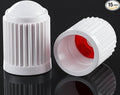 15PCS Tire Valve Stem Caps, Corrosion Resistant, with O Rubber Ring, Airtight Seal Heavy Duty Dustproof Tire Valve Stem Covers for Cars, SUV, Trucks, Bikes, Motorcycles, Bicycles(White)