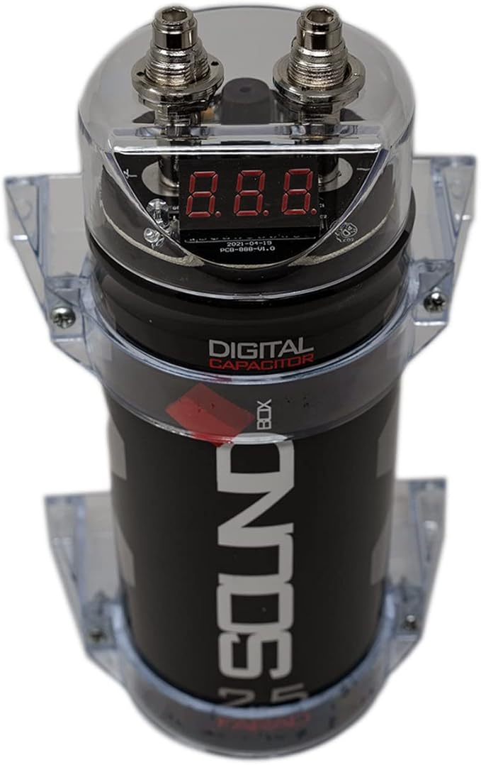SCAP2D, 2.5 Farad Digital Capacitor for Car Audio - 2500 Watts