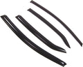 WD2-466RM Dark Smoke 4 Pcs Set Window Visor (Outside Mount) Deflector Rain Guard Compatible with 2007-2012 Toyota Yaris Sedan