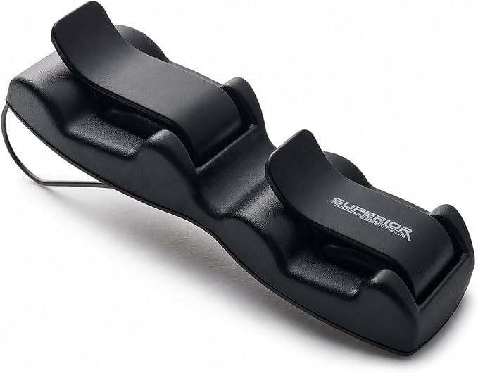 Sunglass Holder for Car Visor Clip - Sun-Glasses Holder and Ticket Card Clips - Car Visor Accessories - Luxury Eyeglass Car Mount (Pack 1)