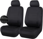 Neoprene EVA Waterproof car seat Covers Front Seats Only, Universal fit for SUV Vehicles Automotive with 5mm Composite EVA Inside,Airbag Compatible (Two Seats, Black and Black)