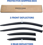 Window Visors Rain Guards for 2025 2026 Toyota Camry, Out-Channel Window Vent Wind Deflectors Visors Shades for 25 26 Camry LE SE XLE XSE