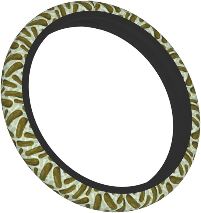 Pickles Steering Wheel Covers Non Slip Neoprene Steering Wheel Protector Cover Universal 15 Inch for Men Women Car Truck