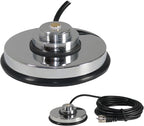 Tram-Browning BR-1030-UHF 3-5/8-In. NMO Magnet Mount with Rubber Boot and Preinstalled UHF PL-259 Connector, Chrome