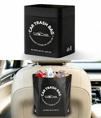 Disposable Car Trash Bags, 60 Count Stand-Up & Stick-On Car Garbage Bags, 2 Gallon Leakproof Odor Seal Heavy Duty Car Trash Can Alternative for Car SUV Truck