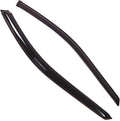 WD2-208 Dark Smoke 2 Pcs Set Window Visor (Outside Mount) Deflector Rain Guard Compatible with 1998-2002 Honda Accord Coupe