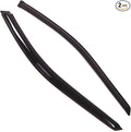 Outside Mount Window Vent Visors Rain Guards Compatible with Honda Accord Coupe 1998-2002 | Side Window Wind Deflectors Rain Shields | Smoke Tinted, 2 Pcs Set, DGWV-208