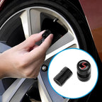 Car Wheel Tire Valve Stem Caps Compatible with Mini Cooper s Fashion Tire Air Caps Cover