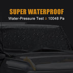 MAIKER 600D Windshield Cover Compatible with Ford Bronco – Waterproof, Frost & Snow Protection, Sun Shade, Wiper Front Window Protector