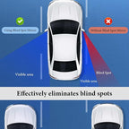 2 PCS Blind Spot Mirrors, Rounded Trapezoid HD Glass Frameless Rear View Mirror with Adjustable Stick, Universal Convex Wide Angle Blindspot Side Mirror for Cars Trucks SUVs