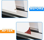 Car Door Corner Edge Guards 4pcs Bling Rhinestone Anti-Scratch Car Door Edge Protector Sticker Door Corner Bumper Sticker(Red)