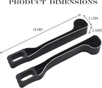 Car Seat Gap Filler Organizer- Upgrade Car Side Seat Gap Filler with Cup Holder and Phone Holder- Car Seat Gap Organizer for Prevent Falling-Seat Gap Storage 2 Pack (2, Black)