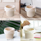 0.5 Gallon Mini 11" x 12" Small Clear Trash Bags, Tiny Bathroom Garbage Can Liners by, Small Plastic Bags for Desktop Trash Bin/Dog/Poop Car, Fit 2 Liters or Less Can (300 Counts, Clear)