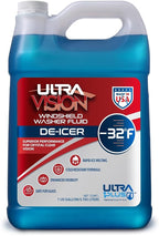 De-Icer Windshield Washer Fluid - Advanced Formula for Winter Driving - Clear Vision in Weather Conditions -32F - 1 DeIcer Gallon