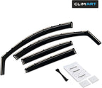 in-Channel Incredibly Durable Rain Guards for Chevrolet Chevy Equinox 2018-2024, Vent Window Visors, Car Accessories, Vent Deflector, Original Window Deflectors, 4 pcs - 618258