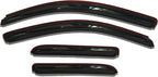 in-Channel Side Window Visors Rain Guards Deflectors for Chevy Silverado/GMC Sierra 1500 2500HD 3500HD Double/Extended Cab 2014-2018,1500 LD/Limited 2019, Vent Shade Wind Sun Rain Guards 4PC 194528