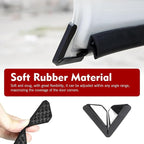 2PCS Car Door Edge Guards, Carbon Fiber Car Door Corner Guards, Anti-Collision Door Corner Protector Trim, Self-Adhesive Auto Corner Protect Sticker, Universal Exterior Decor Accessories
