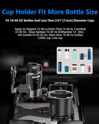 Cup Holder Expander for car 2 in 1 Multifunctional Car Cup Holder Extender Adapter with Adjustable Base Compatible with Hydro Flask,Yeti, Nalgene,32/40 oz Large Bottles Drinks Mugs,Bigcup-Small