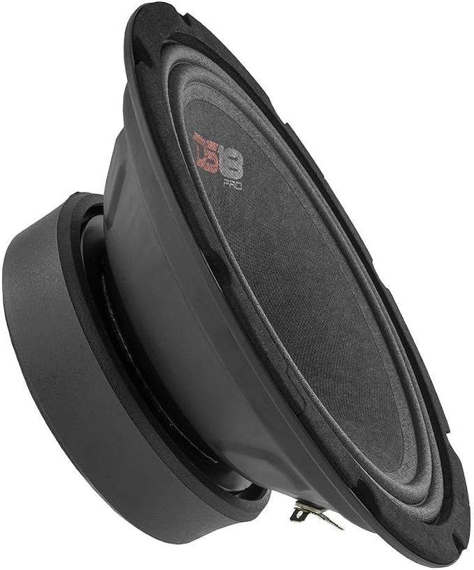 PRO-GM8SE Loudspeaker - 8", Midrange, Sealed Back, 480W Max, 140W RMS, 8 Ohms - Premium Quality Audio Door Speakers for Car or Truck Stereo Sound System (1 Speaker)