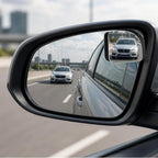 Blind Spot Mirrors - 2 Pack Fan HD Glass Frameless Convex Rear View Mirror with Wide Angle Adjustable Stick for Cars, Trucks, And Motorcycles Stuff Rearview Mirror Accessories Decor