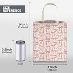 Car Trash Can, Cute Car Trash Bag, Hanging Car Organizer and Storage Bag, Trash Bin for Car Accessories, Vehicle, Travelling, Camping Cute Pink Bow