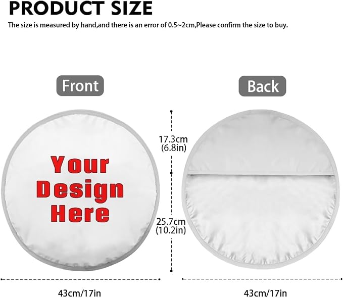 Custom Steering Wheel Sunshade Cover with Your Image, Anti-Heat Cloth Car Steering Wheel Cover Novelty Steering Wheel Accessories for SUV Truck Van Sedan