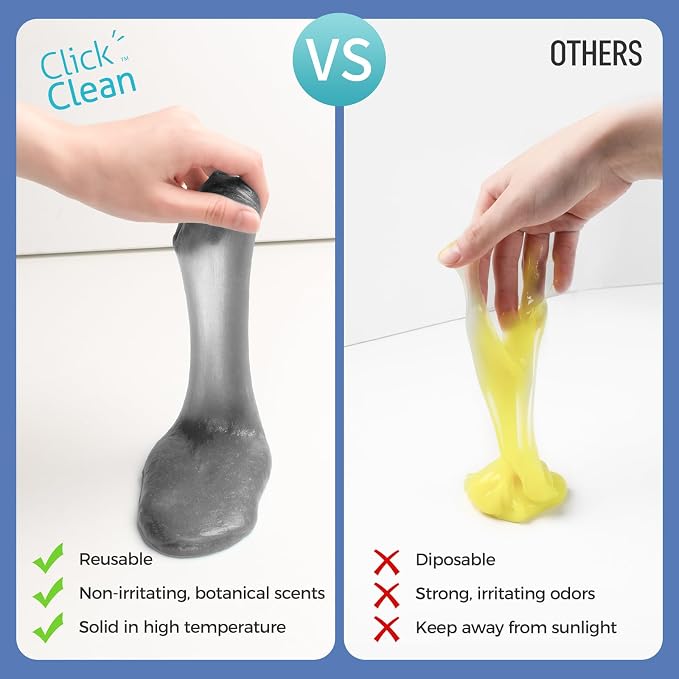 2Pcs Cleaning Gel for Car, 7oz Car Detailing Tools, Cleaning Putty Gel, Car Interior Cleaner Universal Dust Cleaner for Keyboard, Laptop, Air Vents (Coconut)