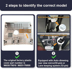 Front 4K+Rear 1080P Dash Cam Adapts for Genesis GV80 2021-2025 (HD2-T6010, Grey Cover), OEM Factory Look, Dual HD Video, Built-in WiFi & APP, Loop Recording, G-Sensor, Easy to Set, 128GB Card