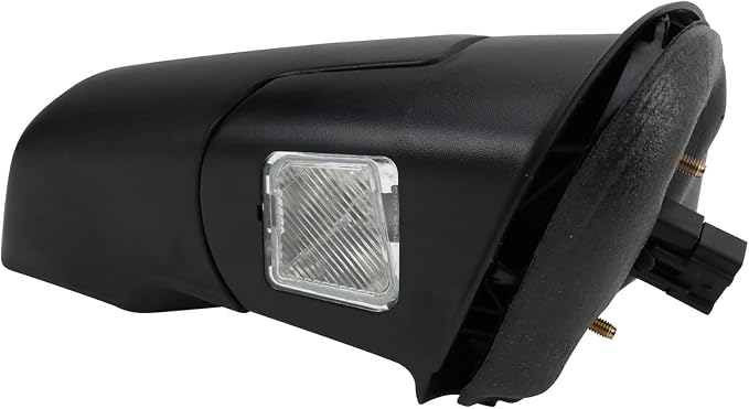 Passenger Side Power Heated Mirror Smooth Black Cover Compatible with 2006-2010 Ford Explorer 2007-2010 Explorer Sport Trac 2006-2010 Mercury Mountaineer FO1321284