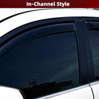 in Channel Rain Guards Fit for Nissan Altima 2019 2020 2021 2022 2023 2024 2025 2026, Durable Window Visors Wind Deflectors, Smoke Vent Shase Shields-4PCS