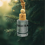 Fraser Fir Hanging Car Air Freshener, 2-Pack Premium Fragrance Oil Diffuser for Car and Closet, Evergreen Forest Scent, Handcrafted in the USA