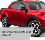 Voron Glass in-Channel Extra Durable Rain Guards for Hyundai Santa Cruz 2022-2026, Window Deflectors, Vent Window Visors, 4 Pieces - 200573