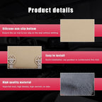 Sheepskin Car Seat Cushion, Comfortable Soft Fur Wool Auto Front Seat Cover, Vehicle Seat Protector Pad for Warm Winter Office Chair, Universal Decor Car Accessories (Gray)